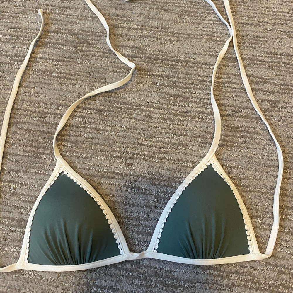 H&M Green Bikini Top